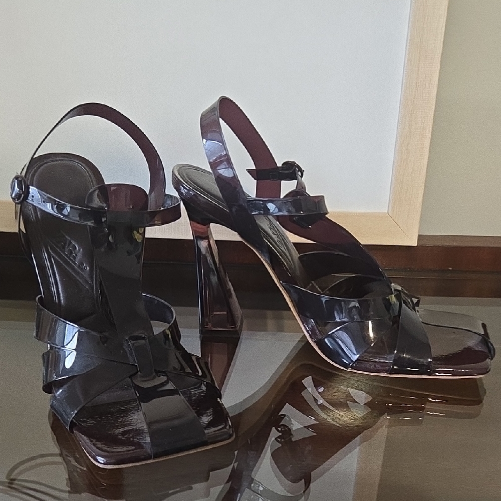 Elegant Black Strappy Heels